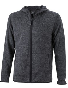 J-JN589-Mens Knitted Fleece Hoody 2